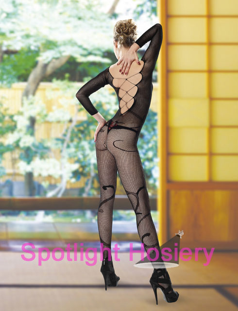 Sexy Body Stocking with Lace up Back Sexy Body Stocking with Lace up Back